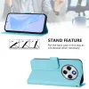 Coque portefeuille Phonesta Soft Skin pour Xiaomi Redmi 14C / Xiaomi Poco C75 - Bleu clair 2