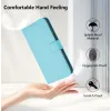 Coque portefeuille Phonesta Soft Skin pour Xiaomi Redmi 14C / Xiaomi Poco C75 - Bleu clair 4