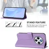 Coque portefeuille Phonesta Soft Skin pour Xiaomi Redmi 14C / Xiaomi Poco C75 - Violet clair 3