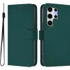 Coque portefeuille Phonesta Soft Skin pour Samsung Galaxy S25 Ultra - Vert foncé
