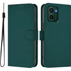 Coque portefeuille Phonesta Soft Skin pour HMD Pulse/Pulse Plus/Pulse Pro - Vert foncé