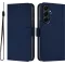 Coque portefeuille Phonesta Soft Skin pour Samsung Galaxy A55 - Bleu foncé