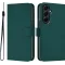 Coque portefeuille Phonesta Soft Skin pour Samsung Galaxy A55 - Vert foncé