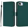 Coque portefeuille Phonesta Soft Skin pour Apple iPhone 17e/16e - Vert foncé