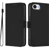 Coque portefeuille Phonesta Soft Skin pour Apple iPhone 17e/16e - Noir