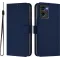 Coque portefeuille Phonesta Soft Skin pour Motorola Moto G05 / Moto E15 - Bleu foncé