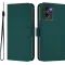 Coque portefeuille Phonesta Soft Skin pour Motorola Moto G05 / Moto E15 - Vert foncé