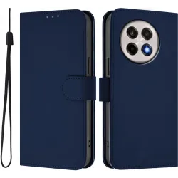 Coque portefeuille Phonesta Soft Skin pour OnePlus 13R - Bleu foncé