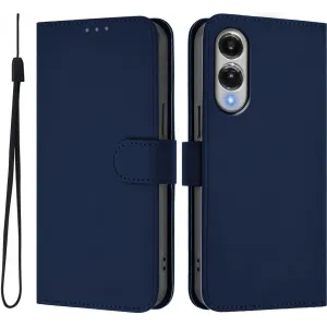 Coque portefeuille Phonesta Soft Skin pour Samsung Galaxy S25 Edge - Bleu foncé