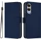 Coque portefeuille Phonesta Soft Skin pour Samsung Galaxy S25 Edge - Bleu foncé