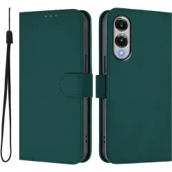 Coque portefeuille Phonesta Soft Skin pour Samsung Galaxy S25 Edge - Vert foncé