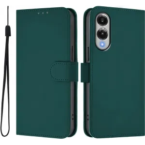 Coque portefeuille Phonesta Soft Skin pour Samsung Galaxy S25 Edge - Vert foncé