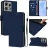 Coque portefeuille Phonesta Soft Skin pour Motorola Edge 50 Pro - Bleu foncé 2