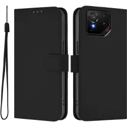Coque portefeuille Phonesta Soft Skin pour Asus ROG Phone 9/9 Pro - Noir