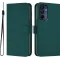 Coque portefeuille Phonesta Soft Skin pour Samsung Galaxy A16 - Vert foncé