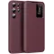 Coque portefeuille Phonesta Smart Window pour Samsung Galaxy S25 Ultra - Bordeaux