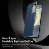 Coque portefeuille Phonesta Smart Window pour Samsung Galaxy S24 - Bleu foncé 2
