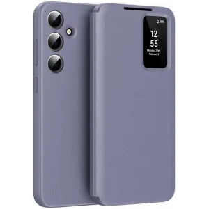 Coque portefeuille Phonesta Smart Window pour Samsung Galaxy S24 - Violet