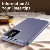 Coque portefeuille Phonesta Smart Window pour Samsung Galaxy S24 Plus - Violet 6