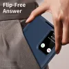 Coque portefeuille Phonesta Smart Window pour Samsung Galaxy S25 Plus - Bleu foncé 7