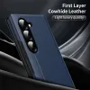 Coque portefeuille Phonesta Smart Window pour Samsung Galaxy Z Fold 6 - Bleu foncé 2