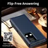 Coque portefeuille Phonesta Smart Window pour Samsung Galaxy Z Fold 6 - Bleu foncé 5