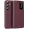 Coque portefeuille Phonesta Smart Window pour Samsung Galaxy A55 - Bordeaux