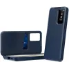 Coque portefeuille Phonesta Smart Window pour Samsung Galaxy A55 - Bleu foncé 1