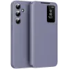 Coque portefeuille Phonesta Smart Window pour Samsung Galaxy S24 FE - Violet