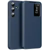 Coque portefeuille Phonesta Smart Window pour Samsung Galaxy A36/A56 - Bleu foncé 0