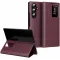 Coque portefeuille Phonesta Smart Window pour Samsung Galaxy Z Fold 7 - Bordeaux