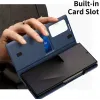 Coque portefeuille Phonesta Smart Window pour Samsung Galaxy Z Fold 7 - Bleu foncé 1