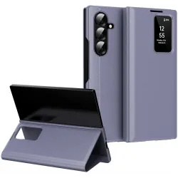 Coque portefeuille Phonesta Smart Window pour Samsung Galaxy Z Fold 7 - Violet
