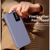 Coque portefeuille Phonesta Smart Window pour Samsung Galaxy S25 FE - Violet 4