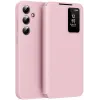 Coque portefeuille Phonesta Smart Window pour Samsung Galaxy S25 FE - Rose