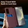 Coque portefeuille Phonesta Smart Window pour Samsung Galaxy A37 - Bordeaux 6