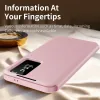 Coque portefeuille Phonesta Smart Window pour Samsung Galaxy S26 Ultra - Rose 3