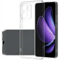Coque arrière en silicone Phonesta Ultra-Thin pour Oppo Reno13 F 4G/5G / Reno13 FS 5G - Transparent