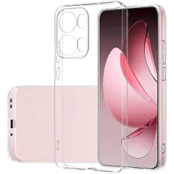 Coque arrière en silicone Phonesta Ultra-Thin pour Oppo Reno13 Pro - Transparent