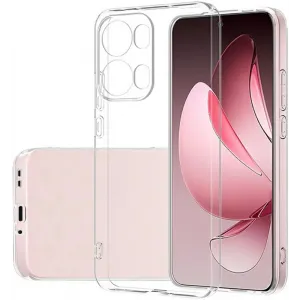 Coque arrière en silicone Phonesta Ultra-Thin pour Oppo Reno13 Pro - Transparent
