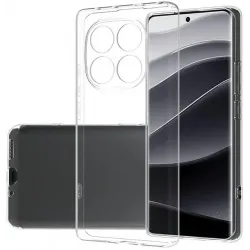Coque arrière en silicone Phonesta Ultra-Thin pour Xiaomi Redmi Note 14 Pro 5G / Xiaomi Poco X7 - Transparent