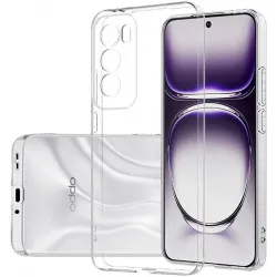 Coque arrière en silicone Phonesta Ultra-Thin pour Oppo Reno12 - Transparent