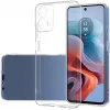 Coque arrière en silicone Phonesta Ultra-Thin pour Motorola Moto G45 / Moto G34 - Transparent