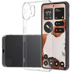 Coque arrière en silicone Phonesta Ultra-Thin pour Nothing CMF Phone 2 Pro - Transparent