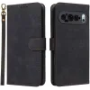 Coque portefeuille Phonesta Vintage Skin pour Google Pixel 9 Pro XL - Noir 0