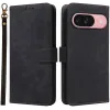 Coque portefeuille Phonesta Vintage Skin pour Google Pixel 9 / 9 Pro - Noir 0