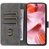 Coque portefeuille Phonesta Vintage Skin pour Google Pixel 9 / 9 Pro - Noir 1