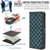 Coque portefeuille Phonesta Vintage Skin pour Motorola Edge 50 / Edge 50 Pro - Noir 4