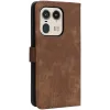 Coque portefeuille Phonesta Vintage Skin pour Motorola Edge 50 Ultra - Marron 7
