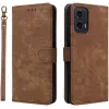 Coque portefeuille Phonesta Vintage Skin pour Motorola Moto G35 - Marron